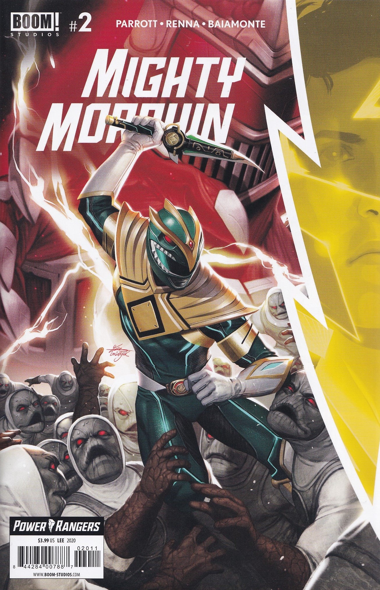 MIGHTY MORPHIN #2 (INHYUK LEE VARIANT) COMIC BOOK ~ MMPR Boom! Studios