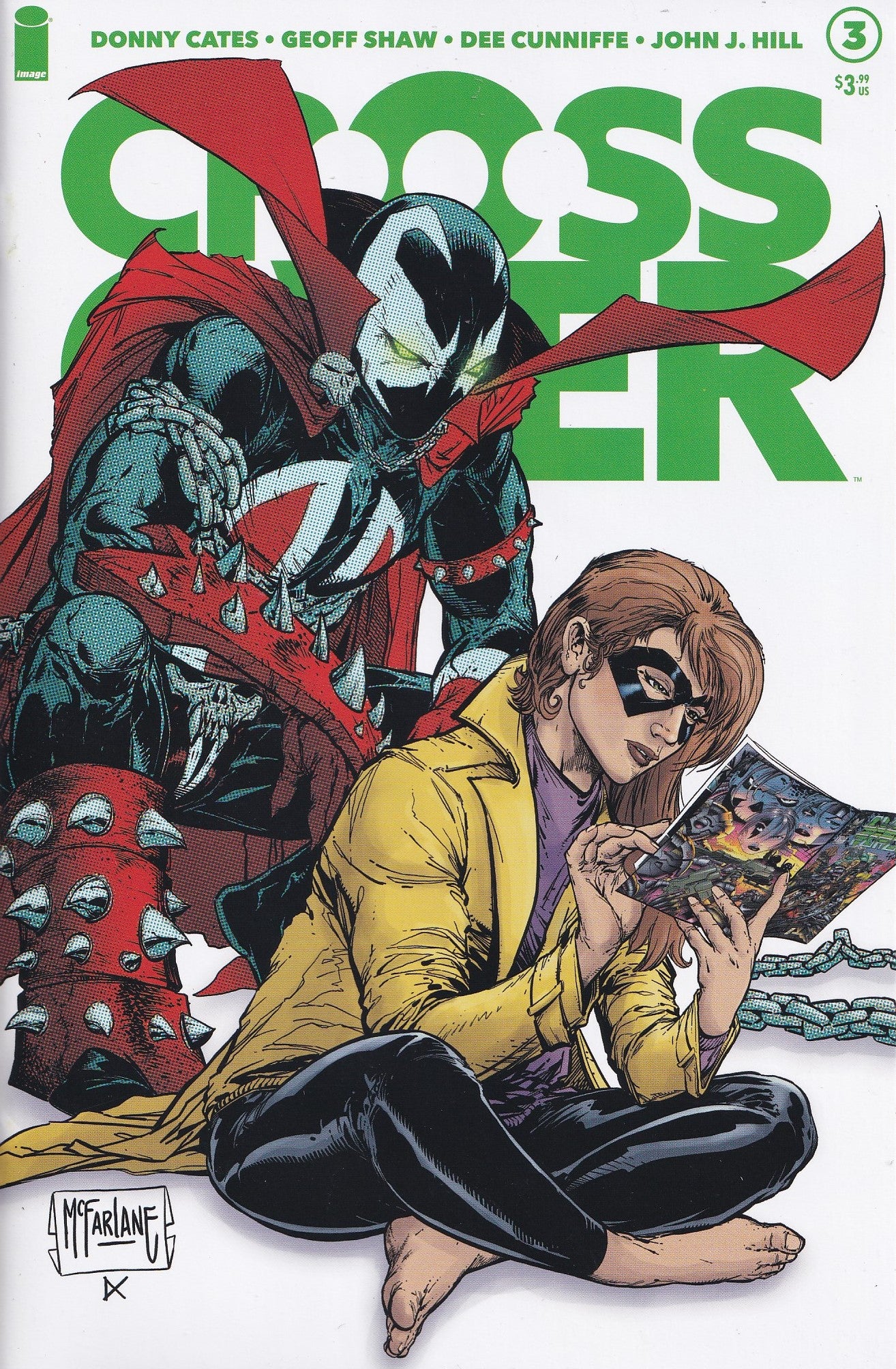 CROSSOVER #3 (TODD MCFARLANE VARIANT)(CYBERFORCE) COMIC BOOK ~ Donny Cates