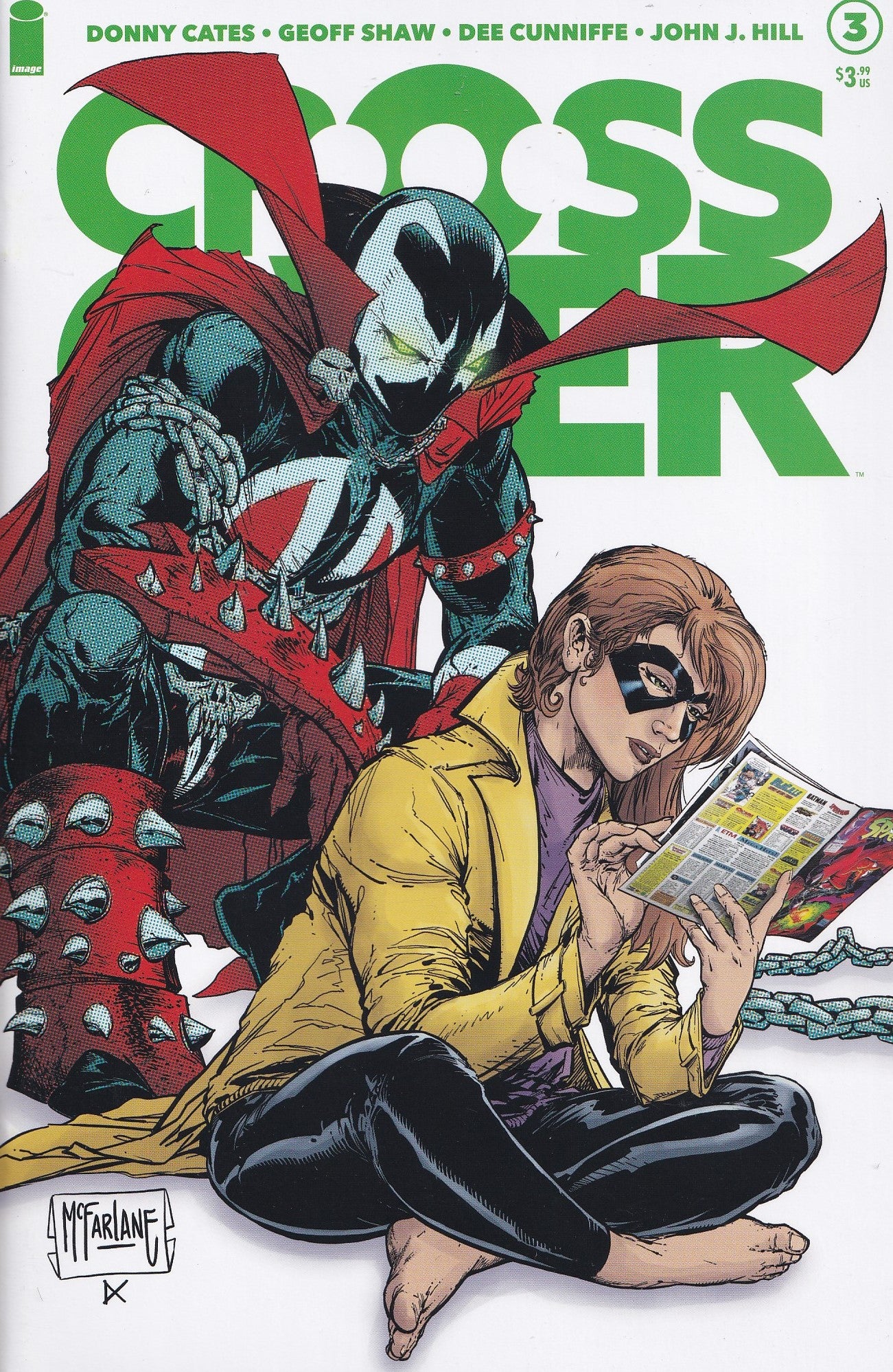 CROSSOVER #3 (TODD MCFARLANE VARIANT)(SPAWN) COMIC BOOK ~ Donny Cates