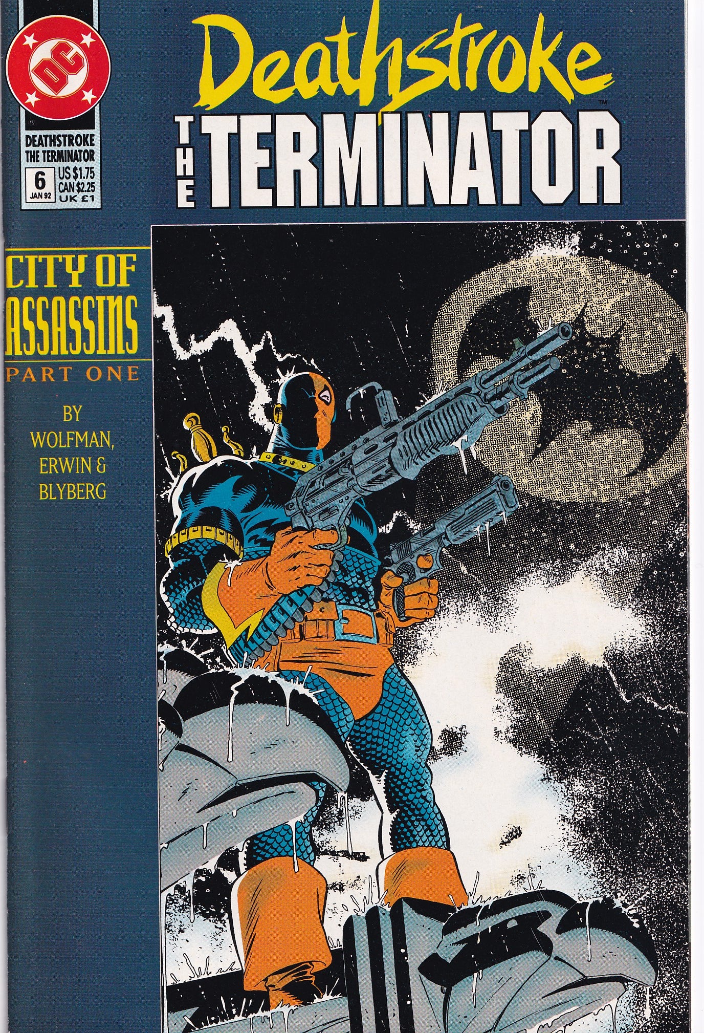 DEATHSTROKE: THE TERMINATOR #6 (MIKE ZECK COVER) COMIC BOOK ~ DC Comics