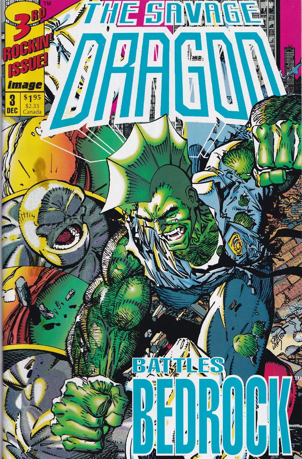 SAVAGE DRAGON #3 (ERIK LARSEN ART & COVER)(1992) COMIC BOOK ~ Image Comics