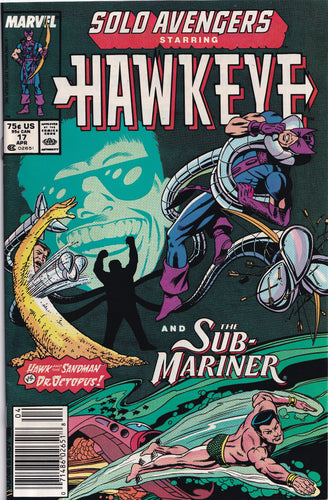 SOLO AVENGERS #17 (1988) COMIC BOOK ~ Marvel Comics