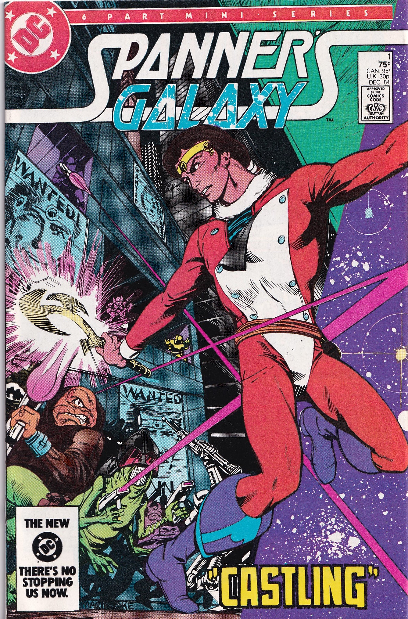 SPANNER'S GALAXY #1 (1984) COMIC BOOK ~ DC Comics