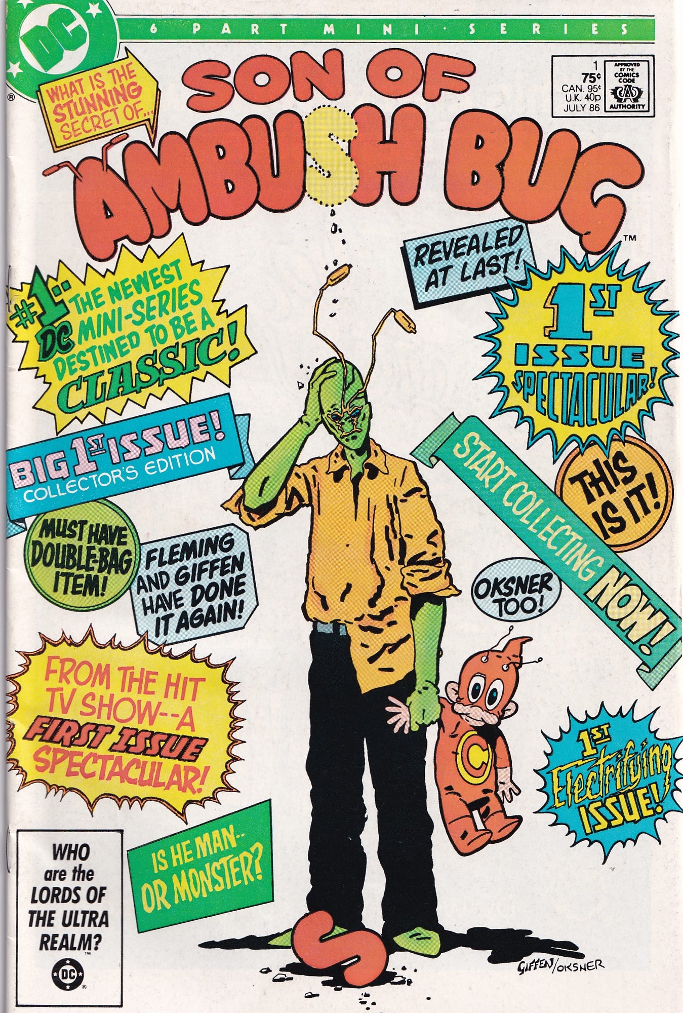 SON OF AMBUSH BUG #1 (1986) COMIC BOOK ~ DC Comics