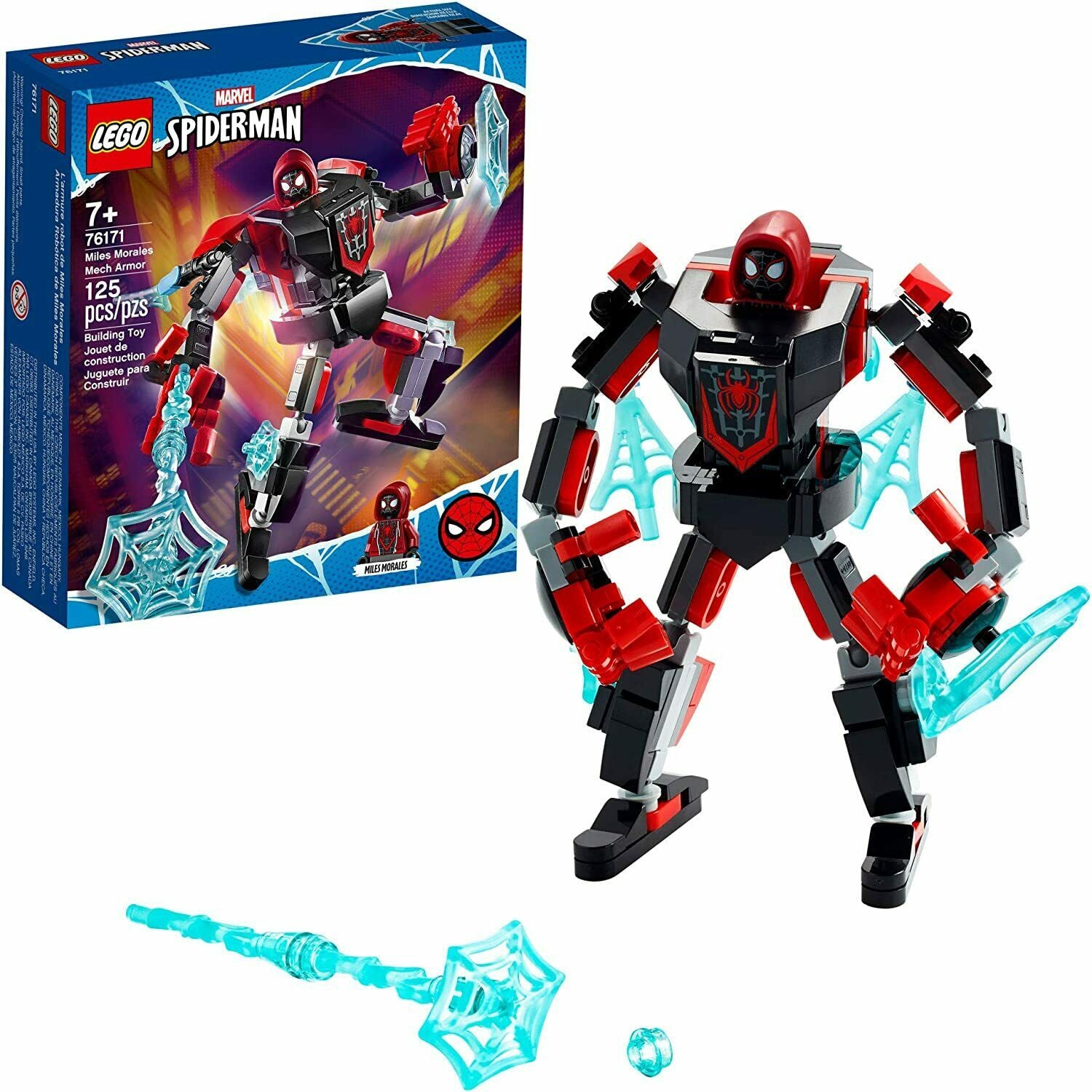 LEGO ~ MILES MORALES w/MECH ARMOR (Set #76171) ~ New Spider-Man Spider-Verse