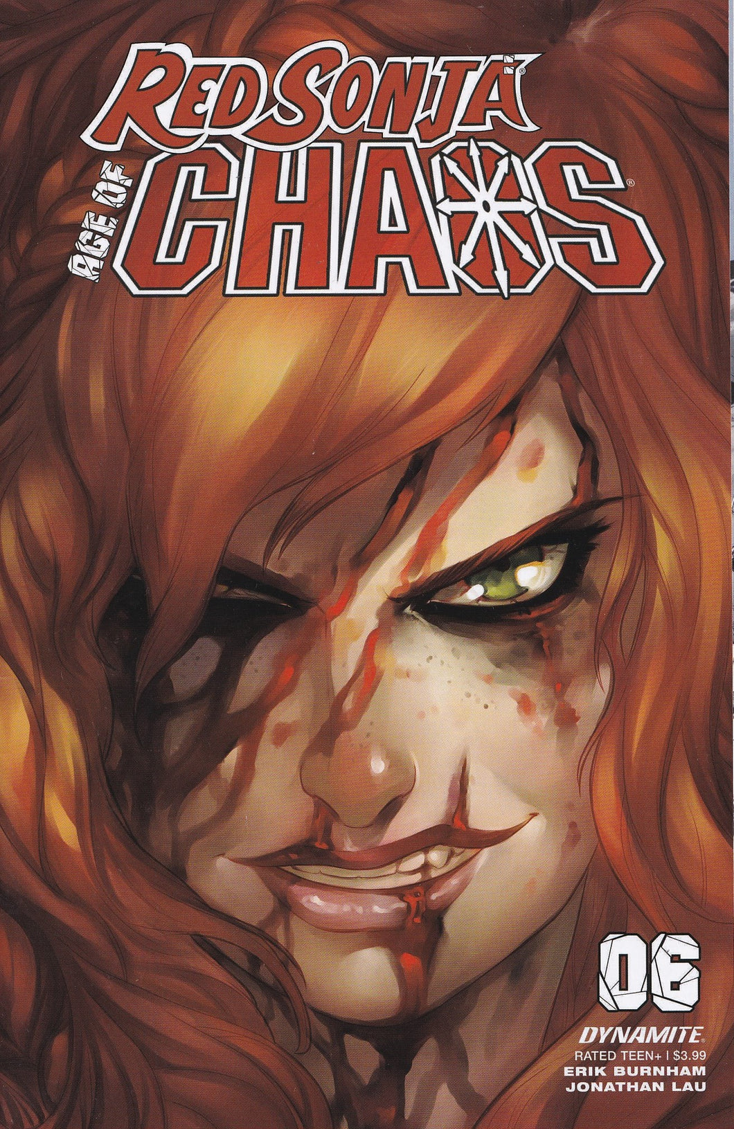 RED SONJA: AGE OF CHAOS #6 (HETRICK VARIANT) COMIC BOOK ~ Dynamite