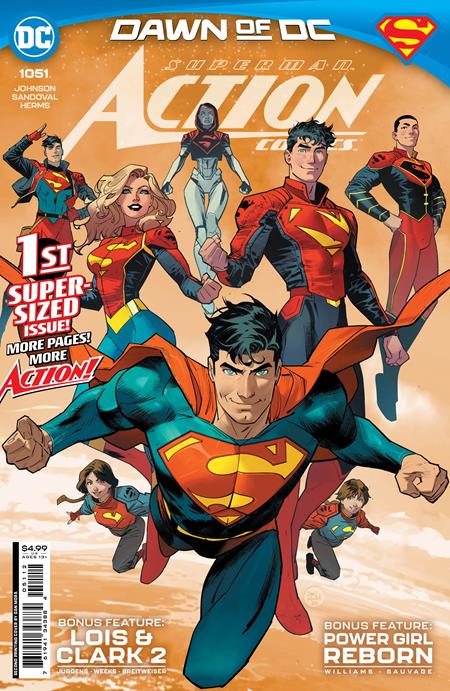 ACTION COMICS #1051 (DAN MORA 2ND PRINT VARIANT)(2023) COMIC BOOK