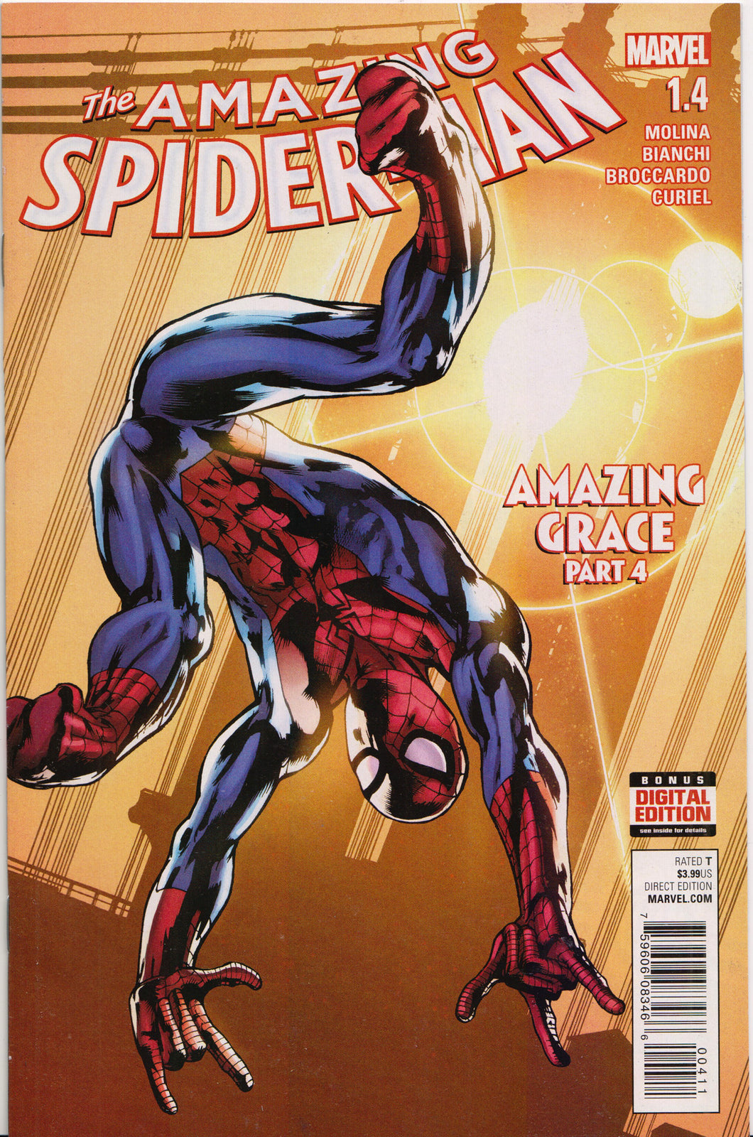 THE AMAZING SPIDER-MAN #1.4 (Bryan Hitch Variant)(2015) ~ Marvel Comics