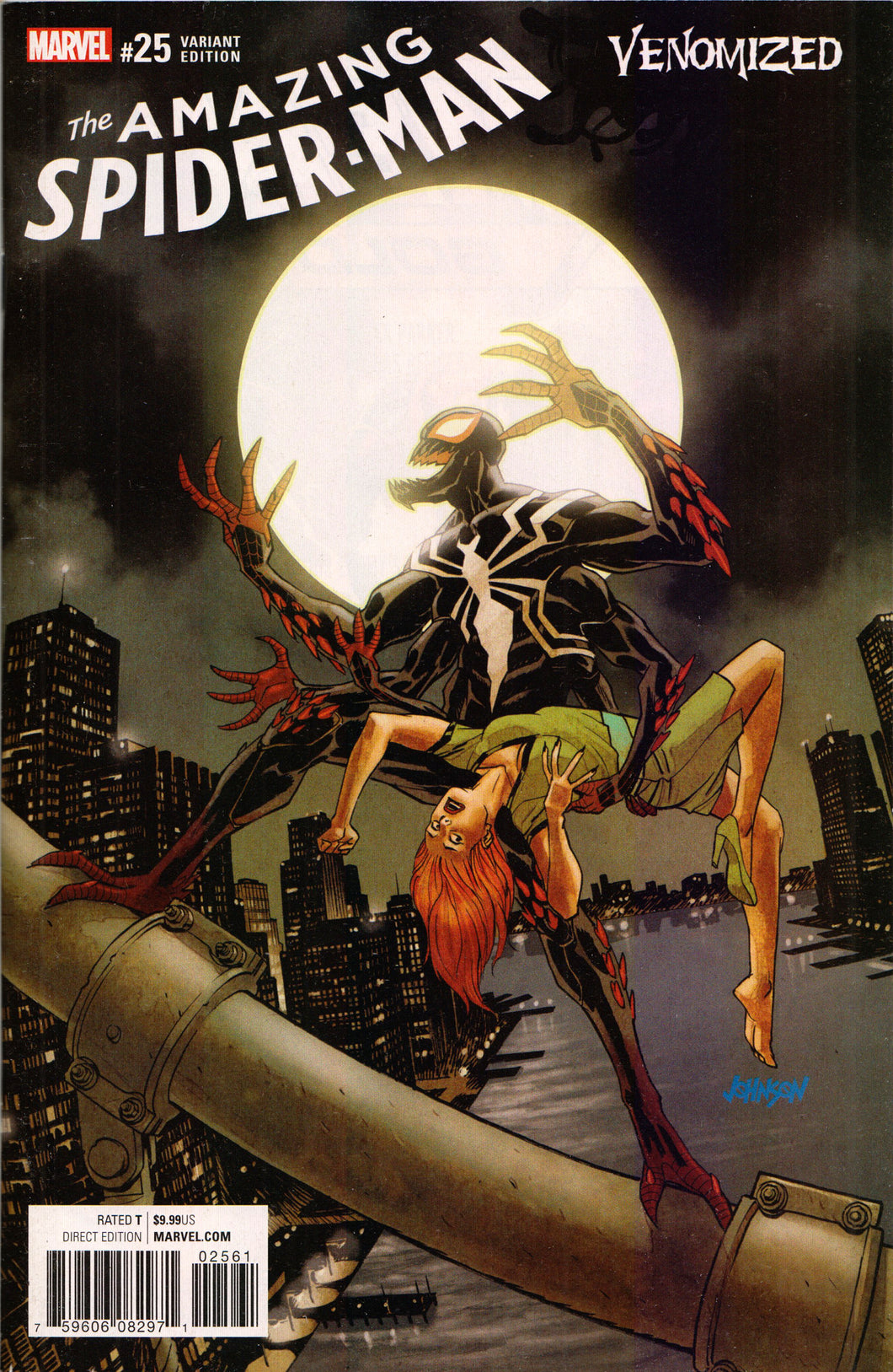 THE AMAZING SPIDER-MAN #25 (Johnson Venomized Variant) ~ Marvel Comics