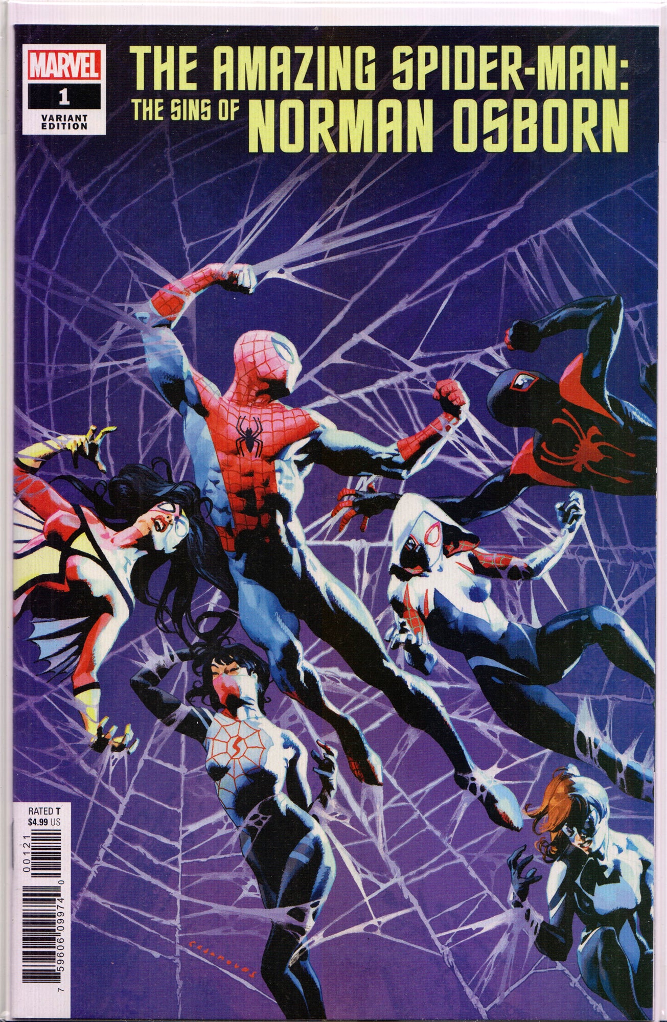 THE AMAZING SPIDER-MAN: THE SINS OF NORMAN OSBORN #1 (Casanovas Variant)