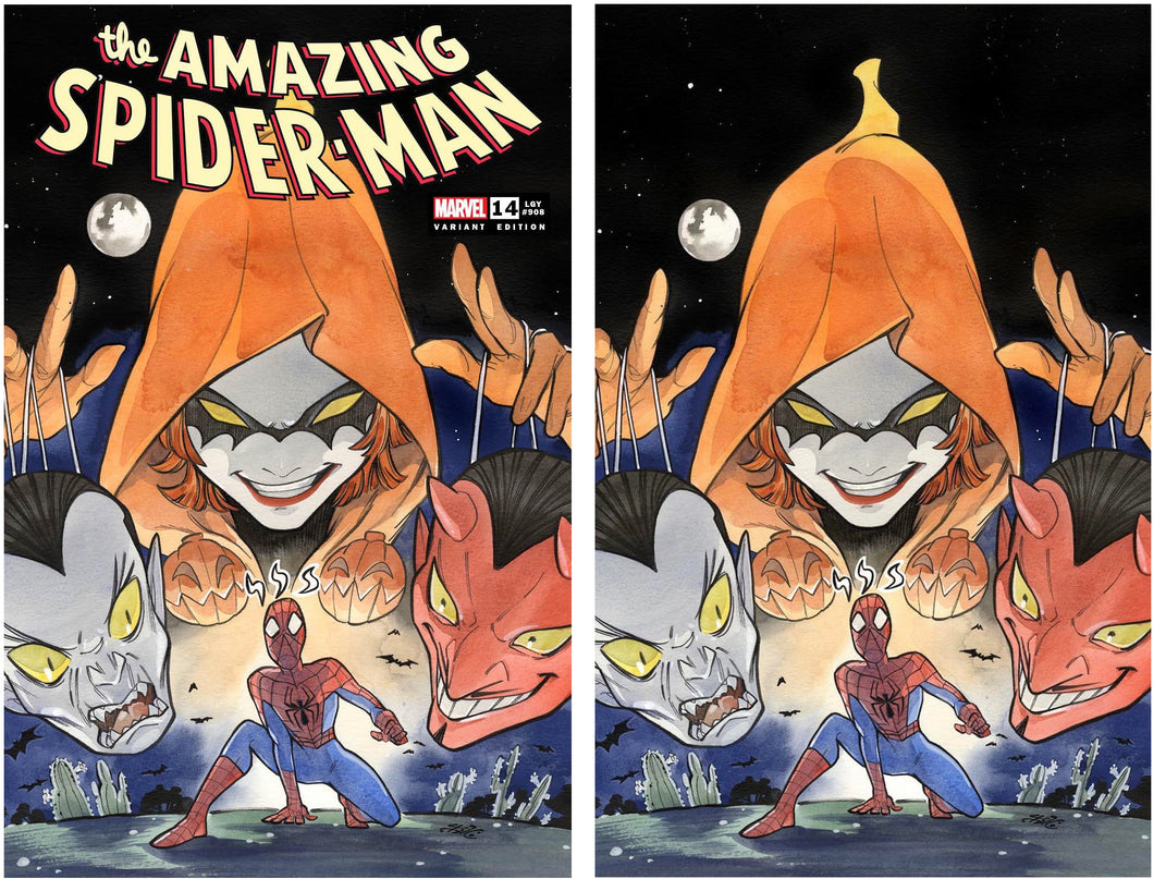 AMAZING SPIDER-MAN #14 (PEACH MOMOKO EXCLUSIVE TRADE/VIRGIN VARIANT SET)(2022) COMIC BOOK