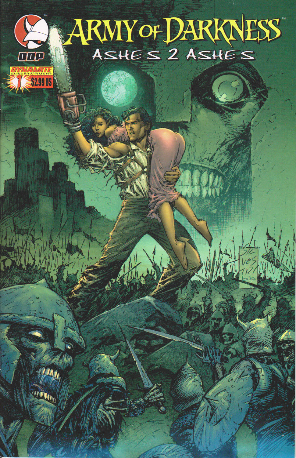 ARMY OF DARKNESS: ASHES 2 ASHES #1 (MARC SILVESTRI VARIANT) COMIC BOOK ~ Devil's Due/Dynamite