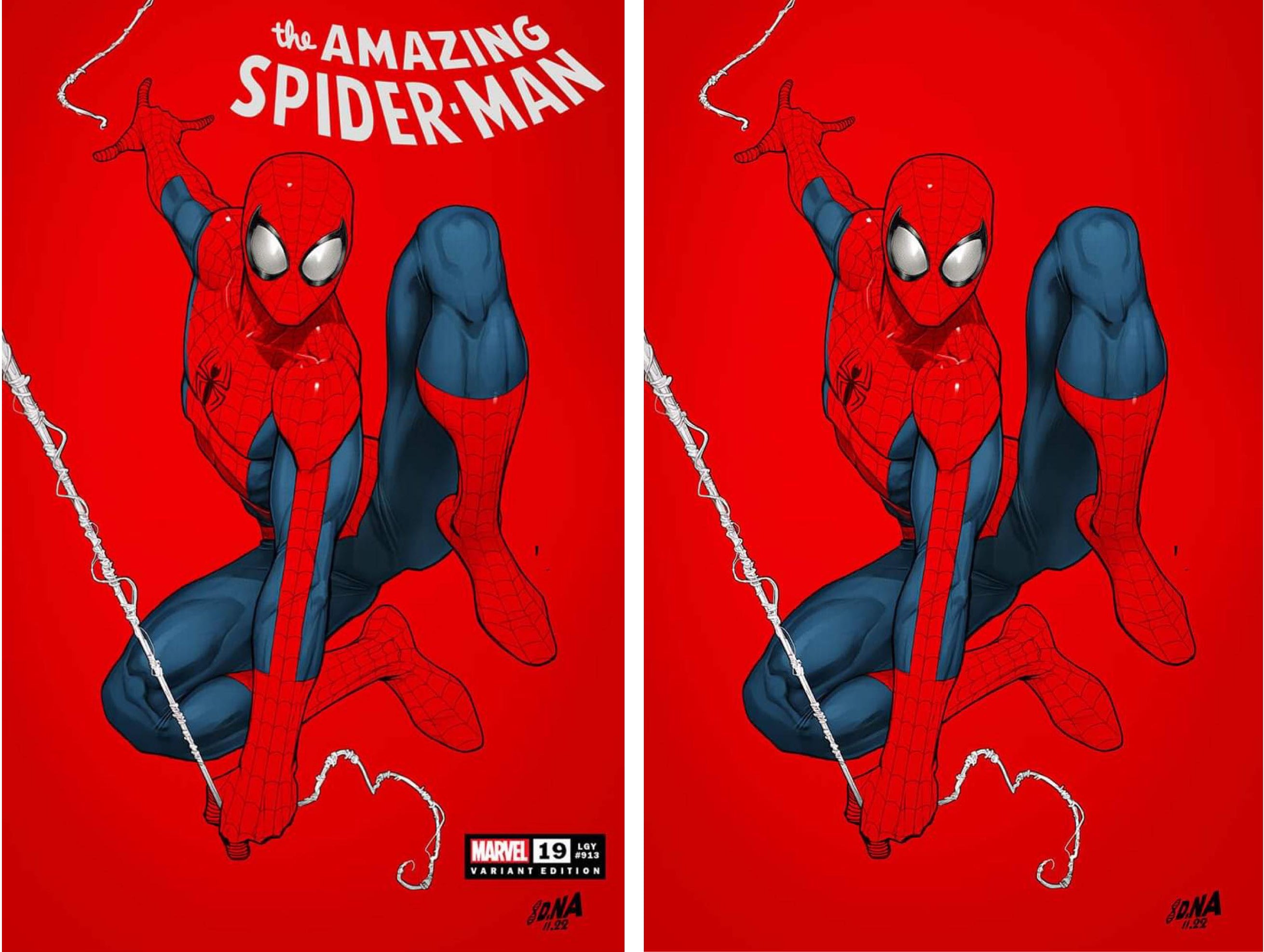 AMAZING SPIDER-MAN #19 (DAVID NAKAYAMA EXCLUSIVE TRADE/VIRGIN VARIANT SET)