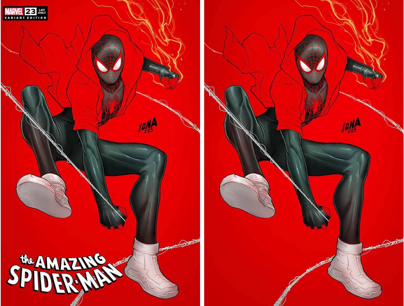 AMAZING SPIDER-MAN #23 (DAVID NAKAYAMA EXCLUSIVE TRADE/VIRGIN VARIANT SET)(2023)