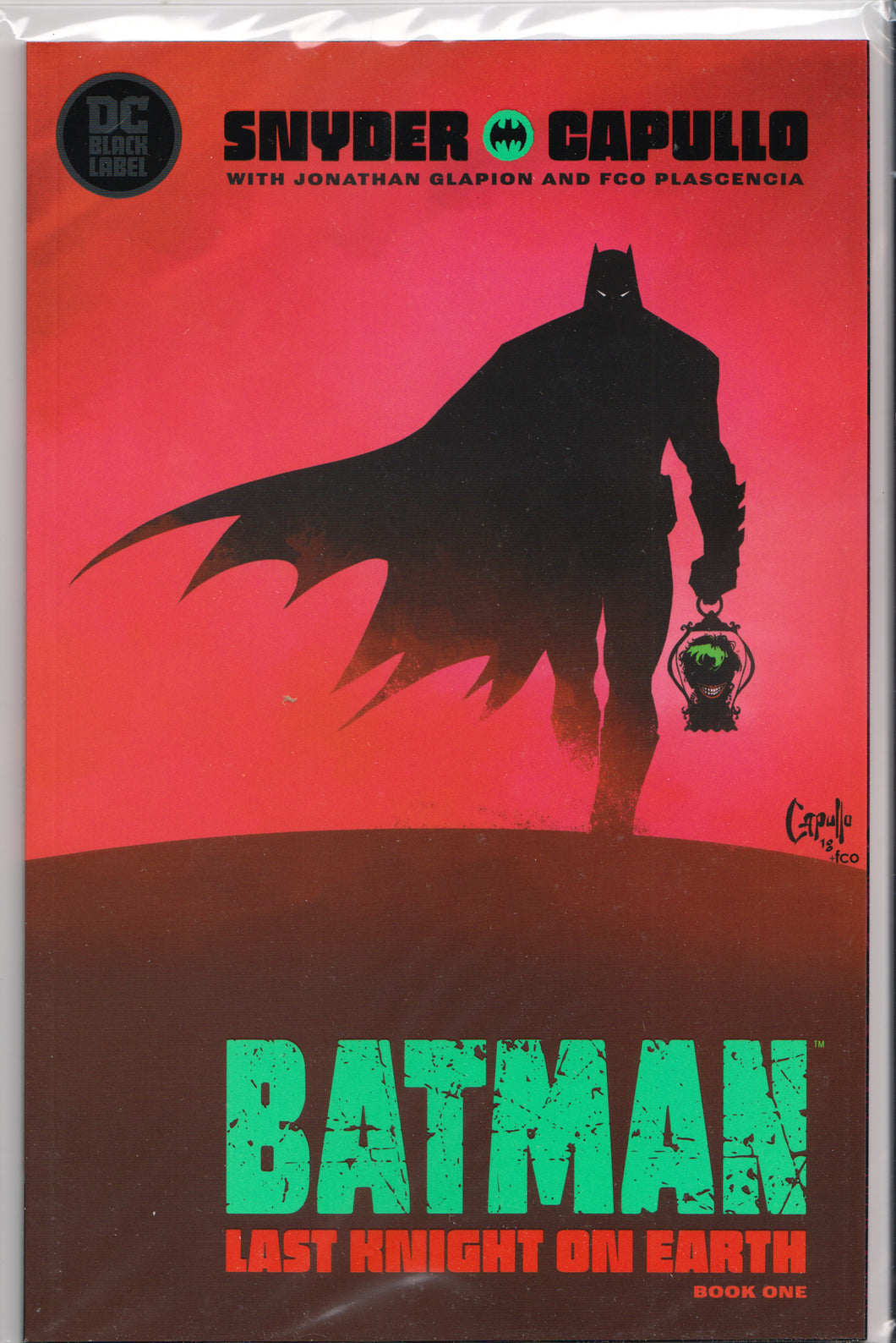 BATMAN: LAST KNIGHT ON EARTH #1 (GREG CAPULLO VARIANT) COMIC BOOK ~ DC Comics Black Label