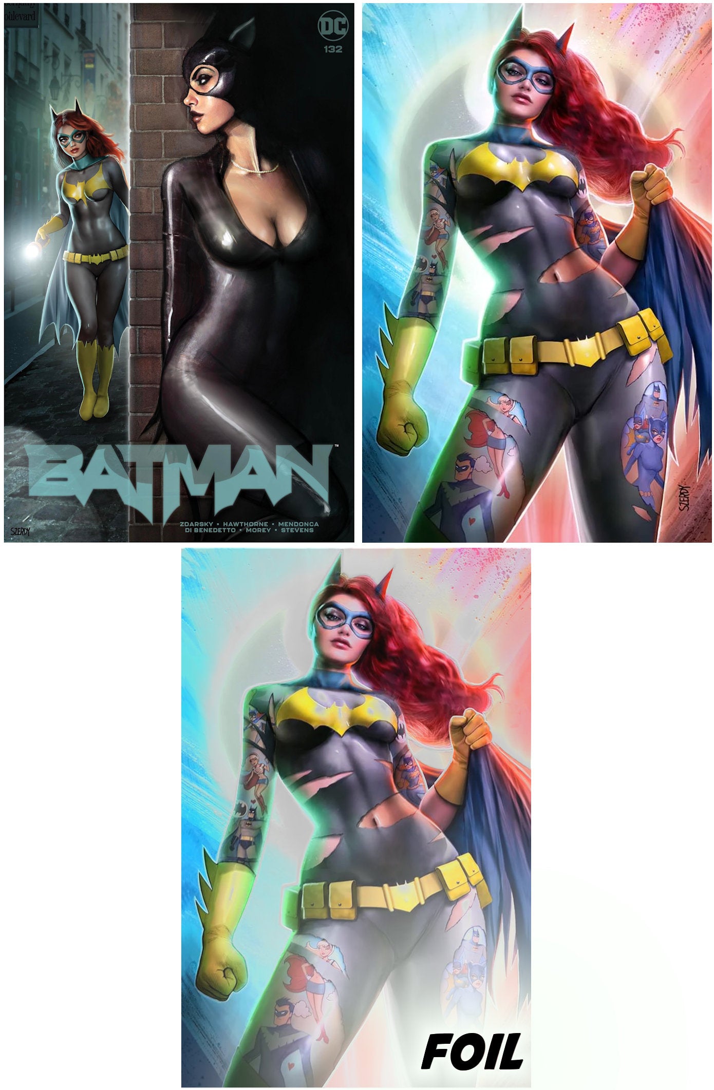 BATMAN #132 (NATHAN SZERDY EXCLUSIVE TRADE/VIRGIN/FOIL VARIANT SET)