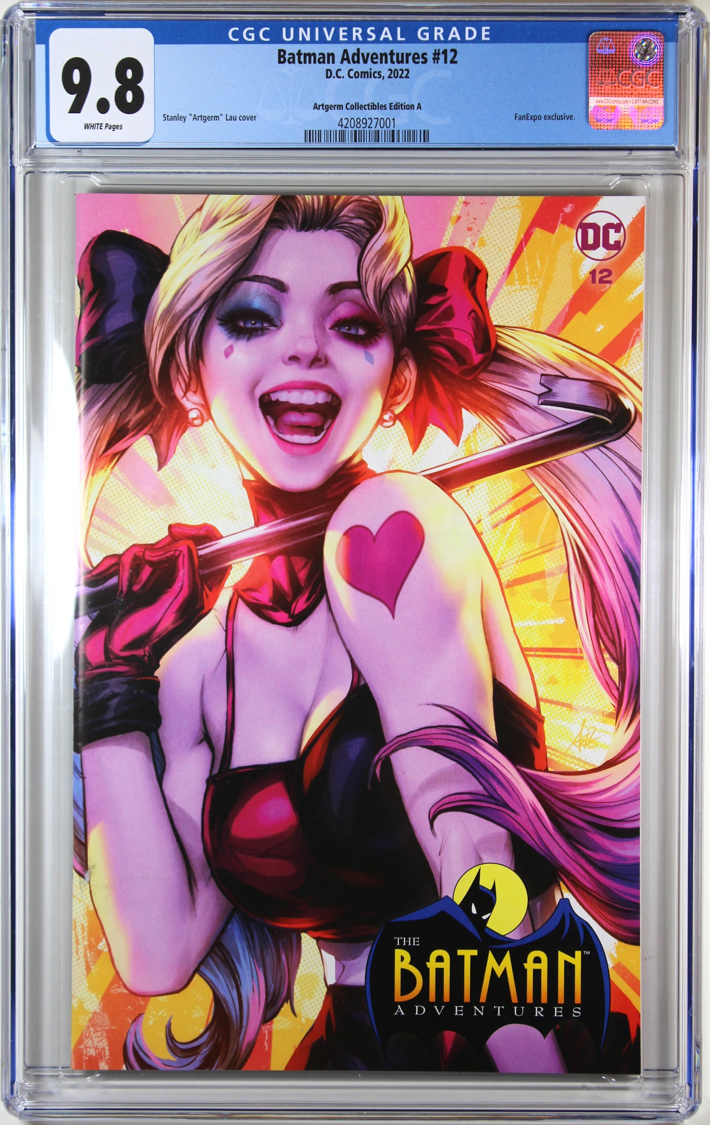 BATMAN ADVENTURES #12 (STANLEY "ARTGERM" LAU EXCLUSIVE VARIANT)(2023) ~ CGC Graded 9.8