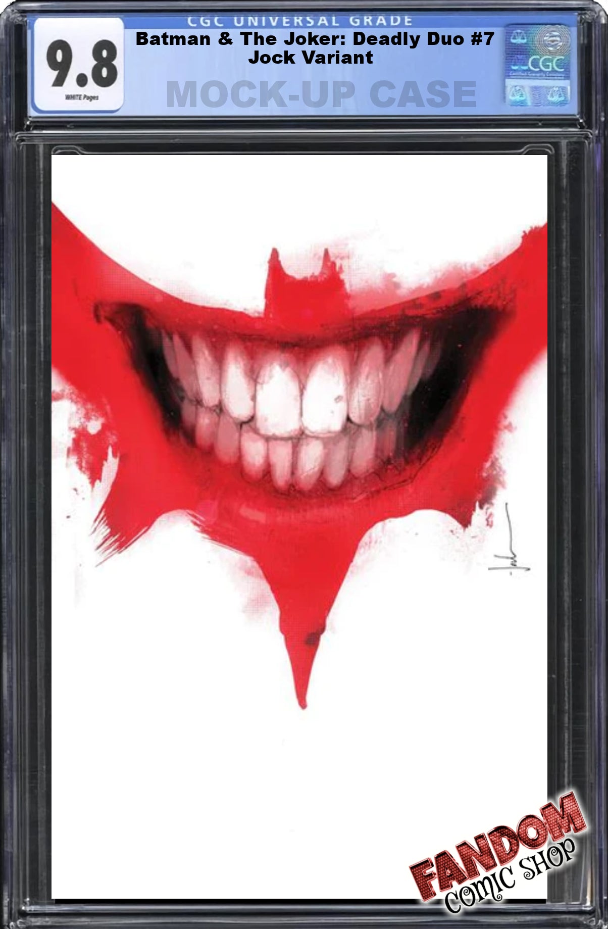 BATMAN & THE JOKER: THE DEADLY DUO #7 (JOCK VARIANT)(2023) COMIC ~ CGC Graded 9.8