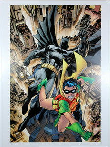 ALL-STAR BATMAN & ROBIN #1 ART PRINT by Jim Lee ~ 12" x 16" ~ Great Condition
