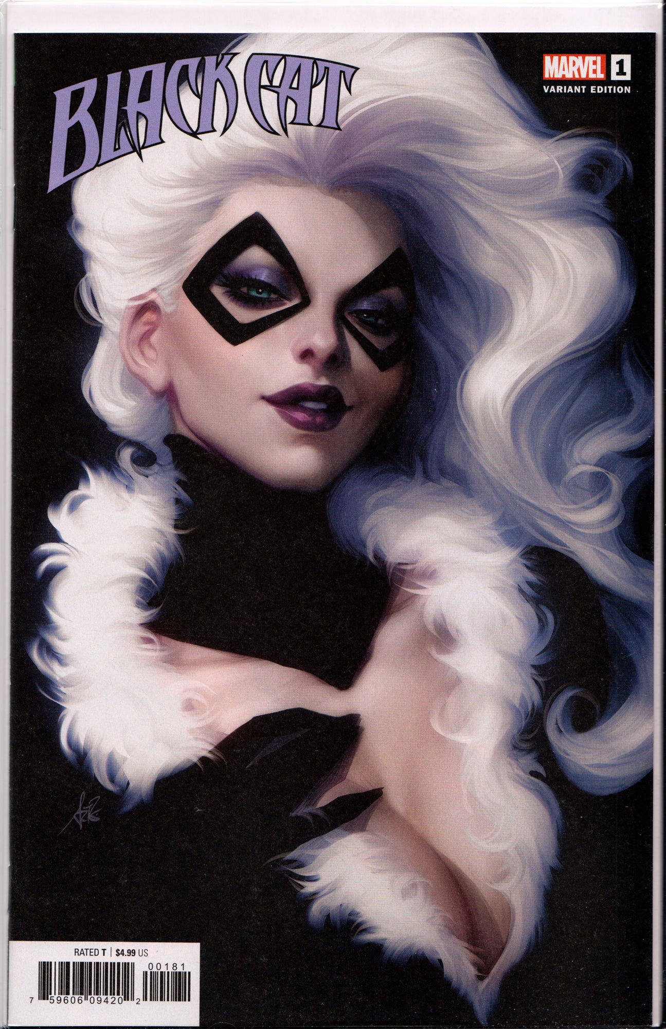 BLACK CAT #1 (STANLEY "ARTGERM" LAU VARIANT) COMIC BOOK ~ Marvel Comics