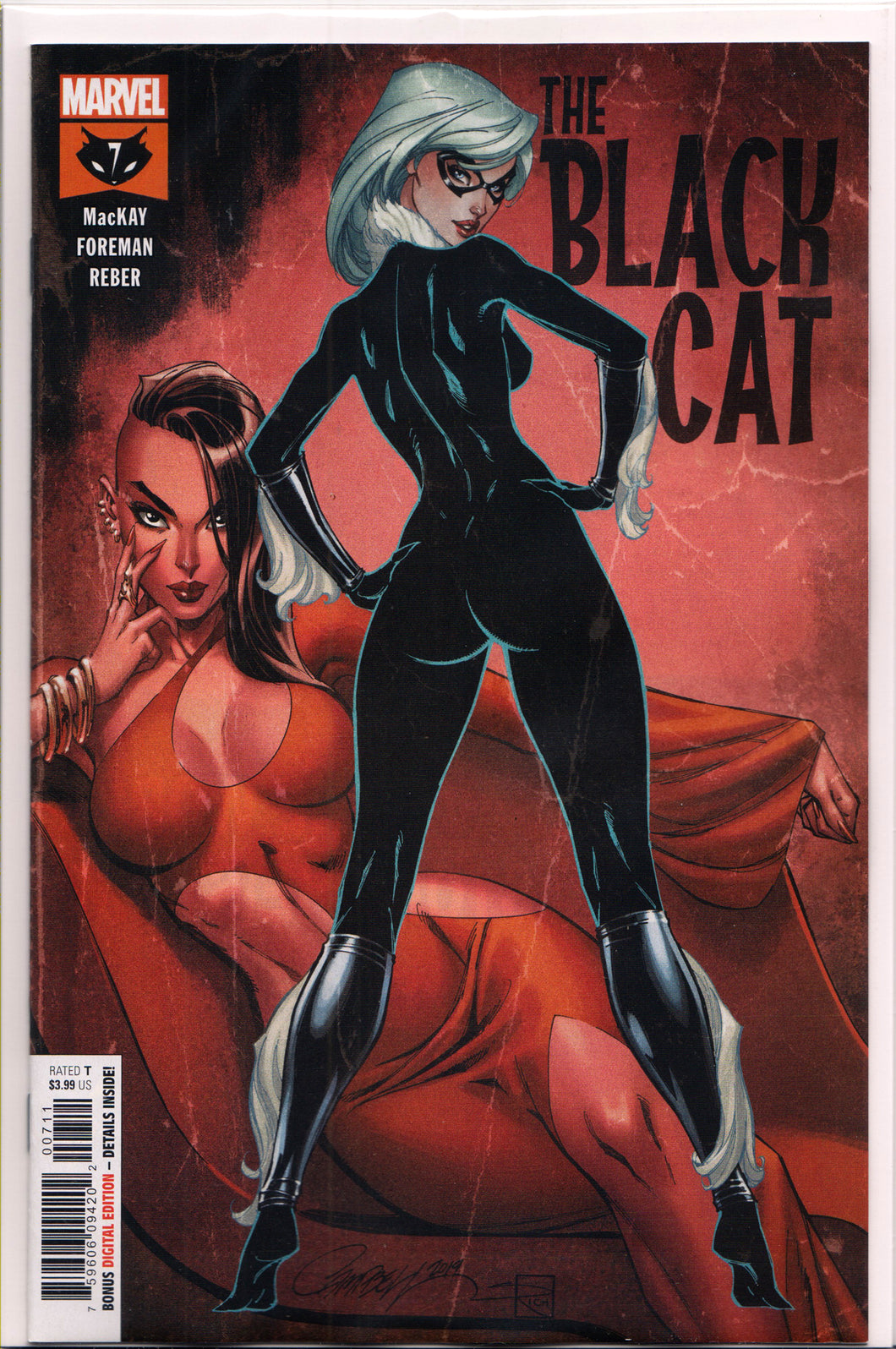 BLACK CAT #7 (J. SCOTT CAMPBELL VARIANT) COMIC BOOK ~ Marvel Comics