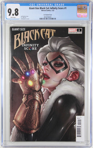 GIANT-SIZE BLACK CAT: INFINITY SCORE #1 (JEEHYUNG LEE VARIANT)(2021) ~ CGC Graded 9.8