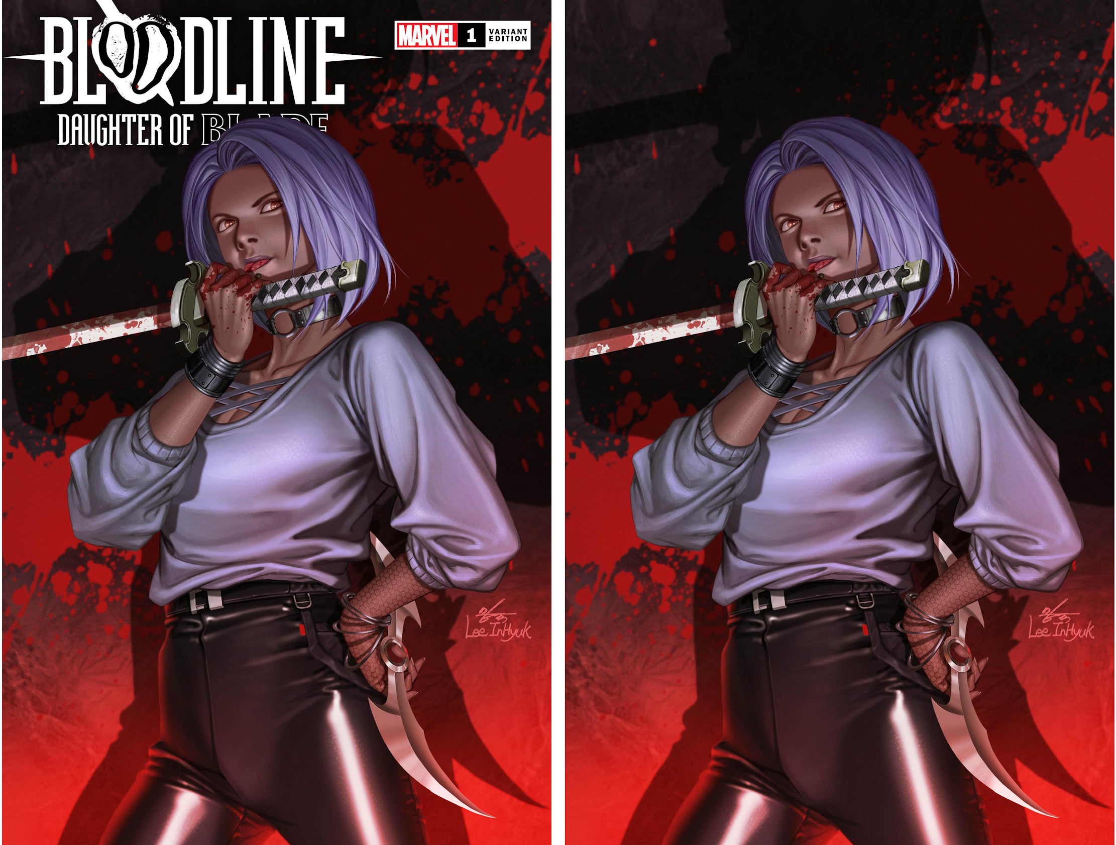 BLOODLINE: DAUGHTER OF BLADE #1 (INHYUK LEE EXCLUSIVE TRADE/VIRGIN VARIANT SET)