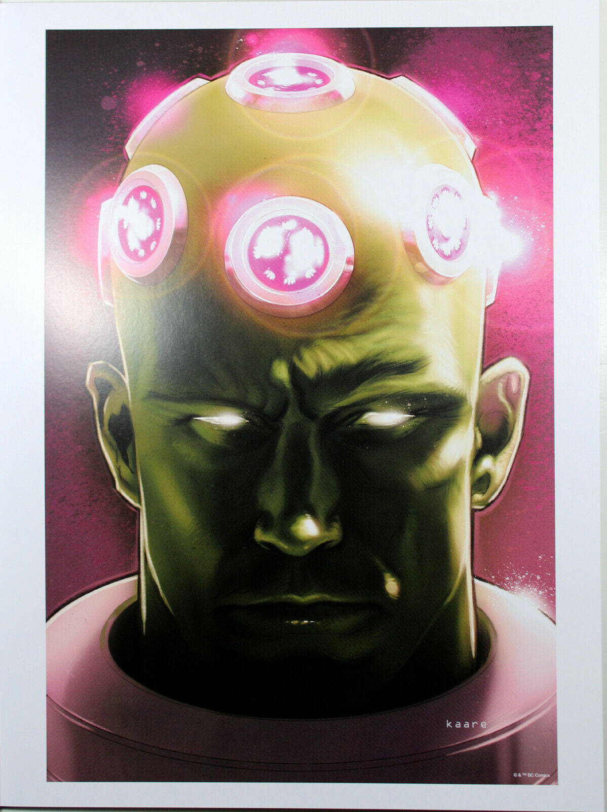 BRAINIAC ART PRINT by Kaare Andrews ~ 12" x 16" ~ DC Year of the Villain