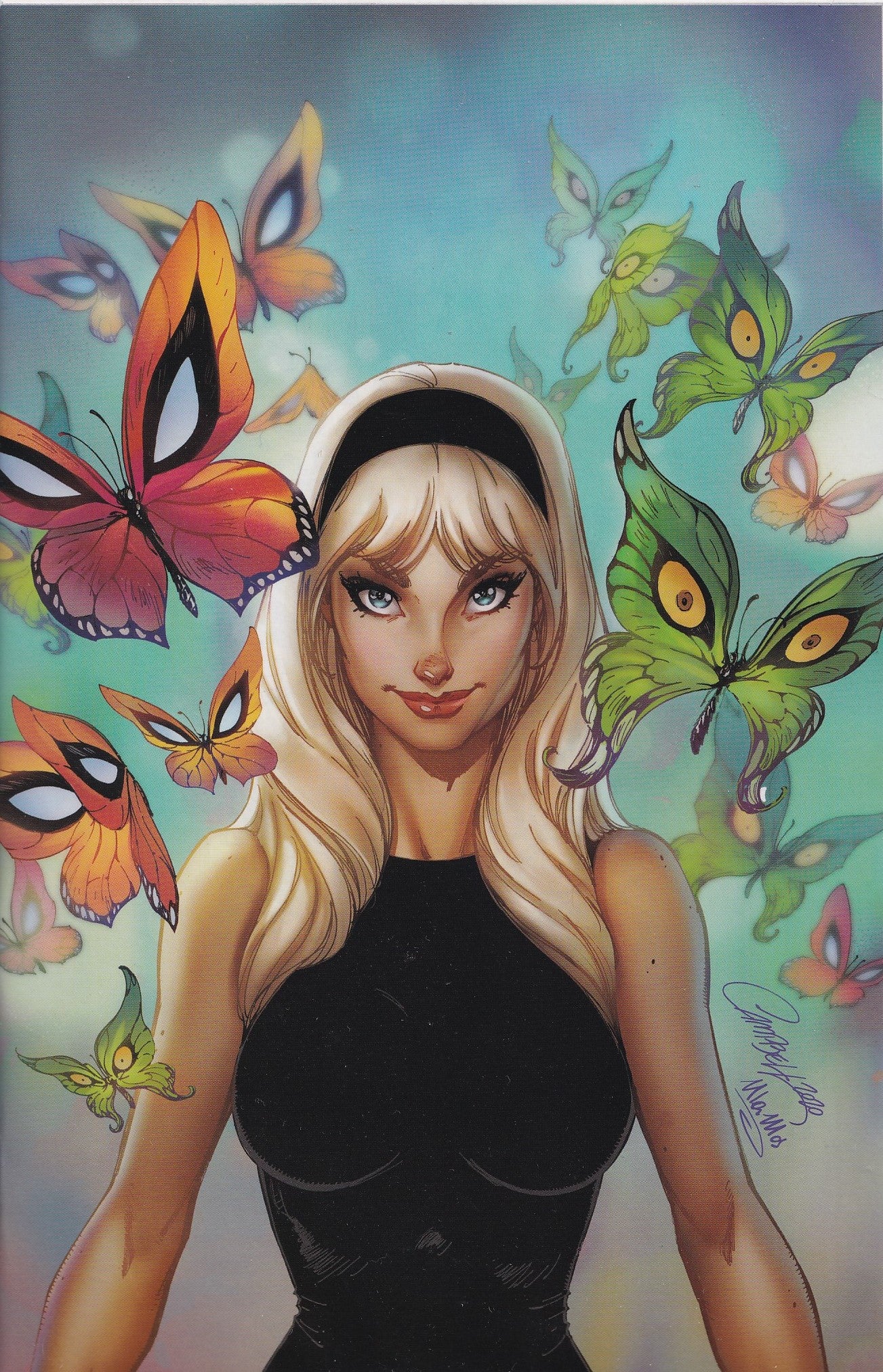 GWEN STACY #1 (J. SCOTT CAMPPBELL EXCLUSIVE VIRGIN VARIANT) ~ Marvel Comics