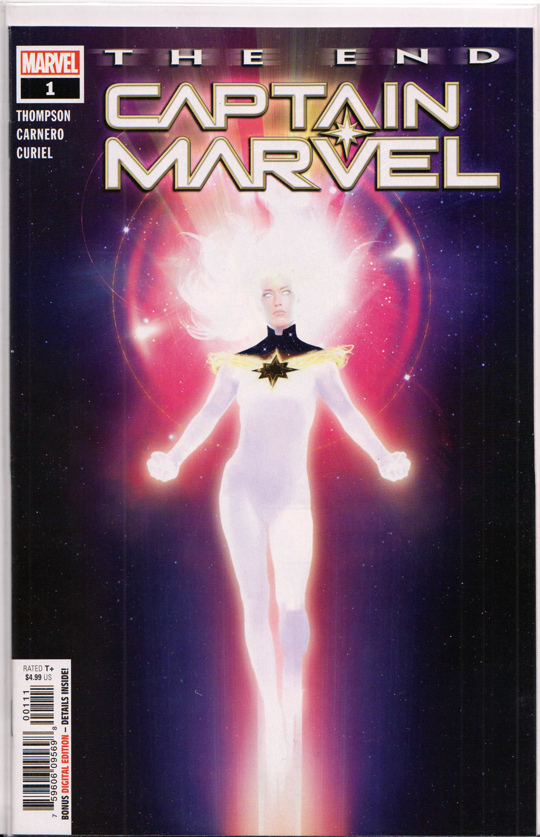 CAPTAIN MARVEL: THE END #1 COMIC BOOK ~ Marvel Comics