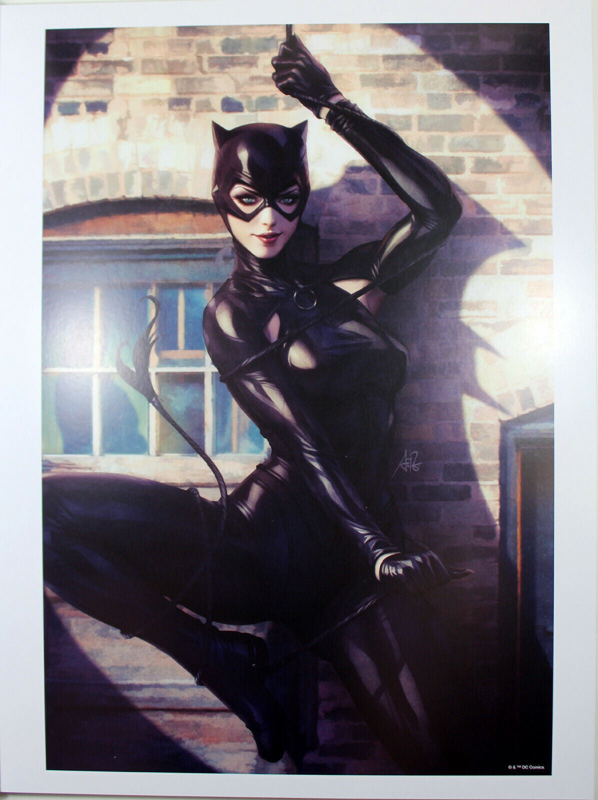 CATWOMAN #1 ART PRINT by Stanley "Artgerm" Lau ~ 12" x 16"