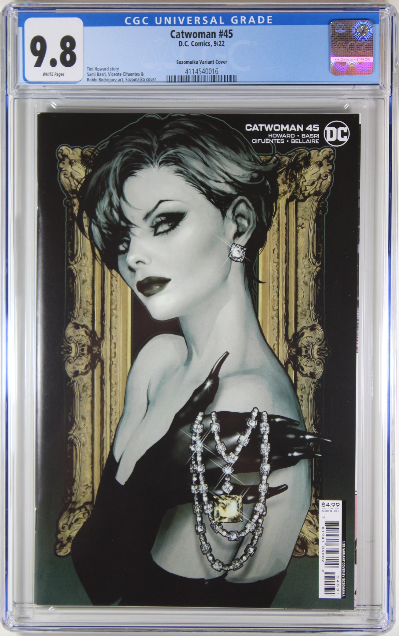 CATWOMAN #45 (SOZOMAIKA 1:25 VARIANT)(2022) COMIC BOOK