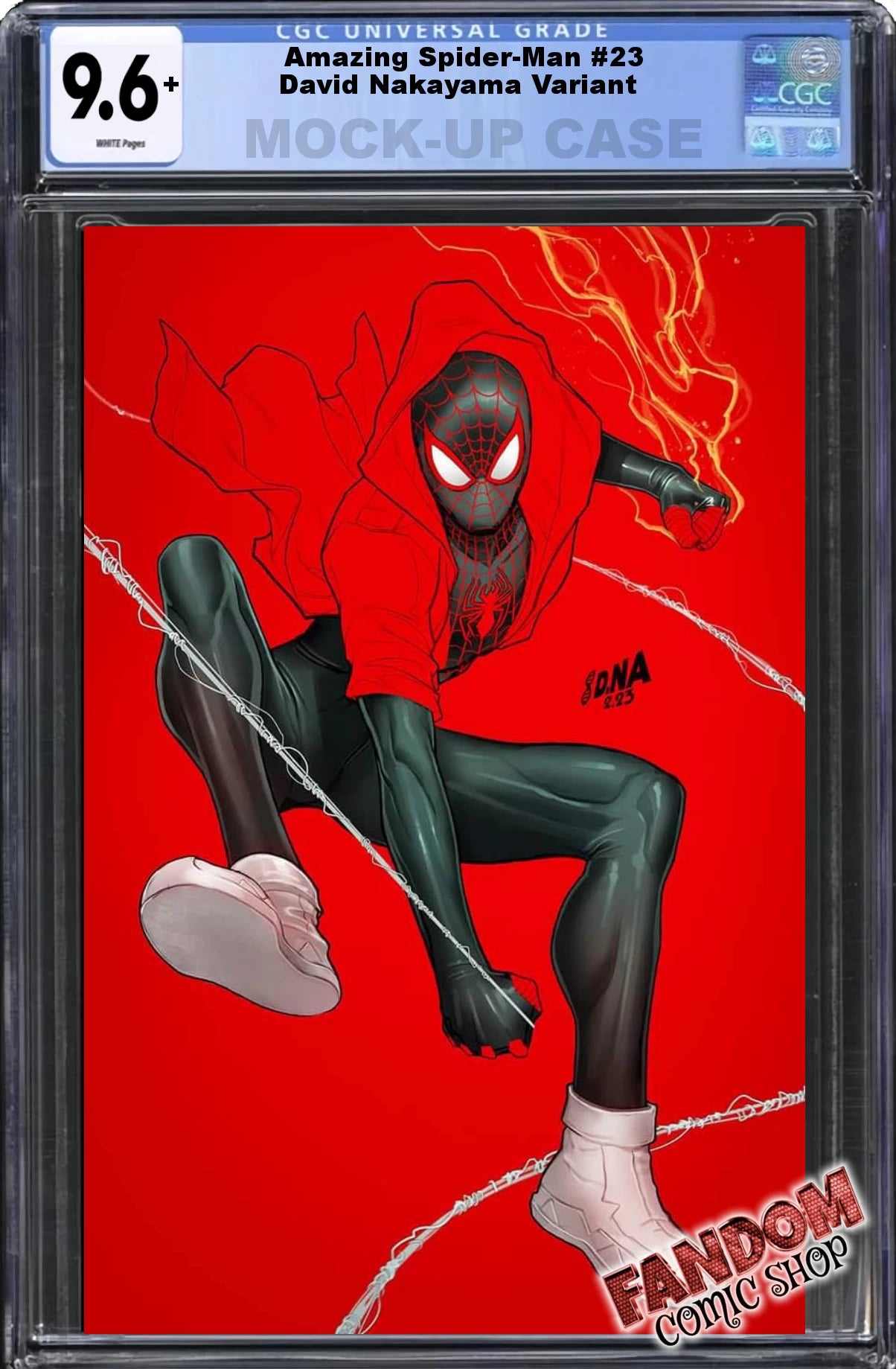 AMAZING SPIDER-MAN #23 (DAVID NAKAYAMA EXCLUSIVE VIRGIN VARIANT) ~ CGC Graded 9.6 or Better