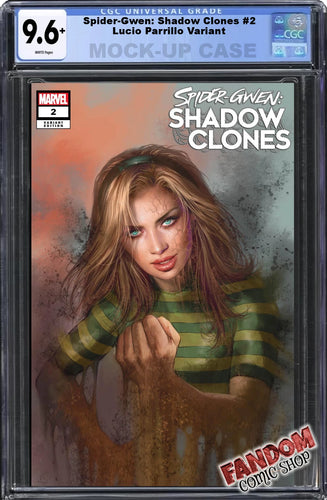 SPIDER-GWEN: SHADOW CLONES #2 (LUCIO PARRILLO EXCLUSIVE VARIANT) CGC Graded 9.6 or Better
