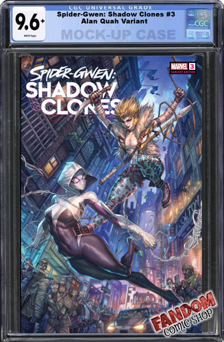 SPIDER-GWEN: SHADOW CLONES #3 (ALAN QUAH EXCLUSIVE VARIANT) CGC Graded 9.6 or Better