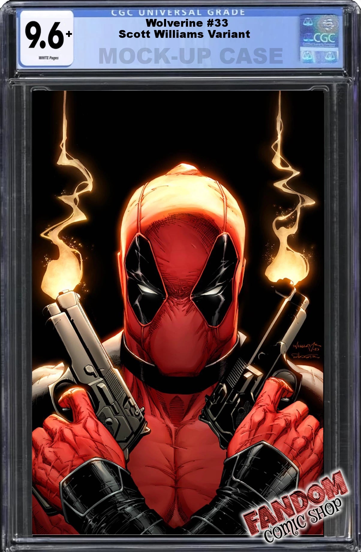 WOLVERINE #33 (SCOTT WILLIAMS EXCLUSIVE DEADPOOL VIRGIN VARIANT) ~ CGC Graded 9.6 or Better