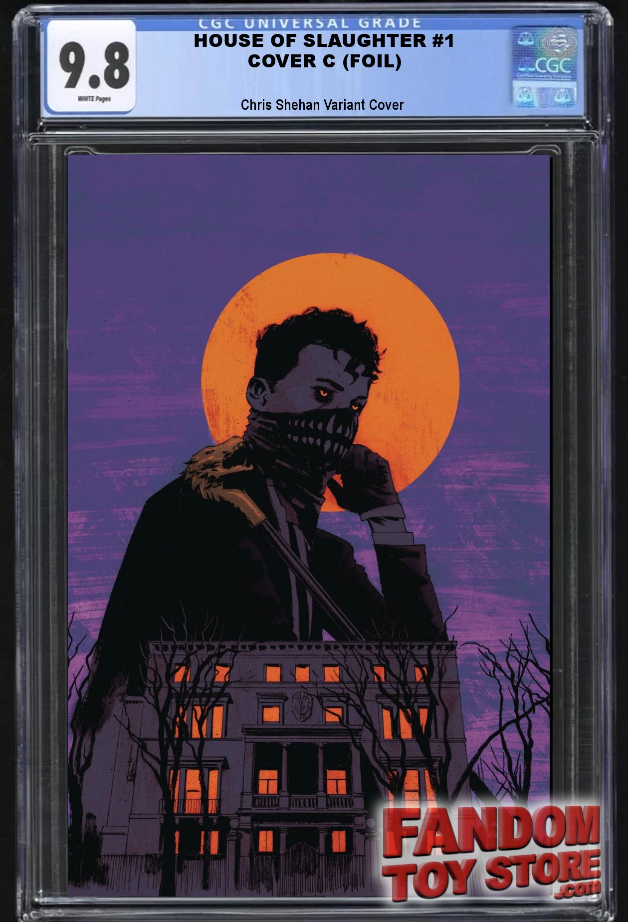 HOUSE OF SLAUGHTER #1 (CHRIS SHEHAN VARIANT COVER C FOIL)(2021) ~ CGC Graded 9.8