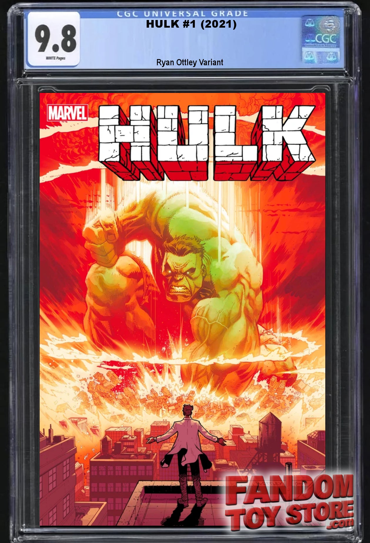 HULK #1 (RYAN OTTLEY VARIANT)(2021) COMIC BOOK ~ CGC Graded 9.8