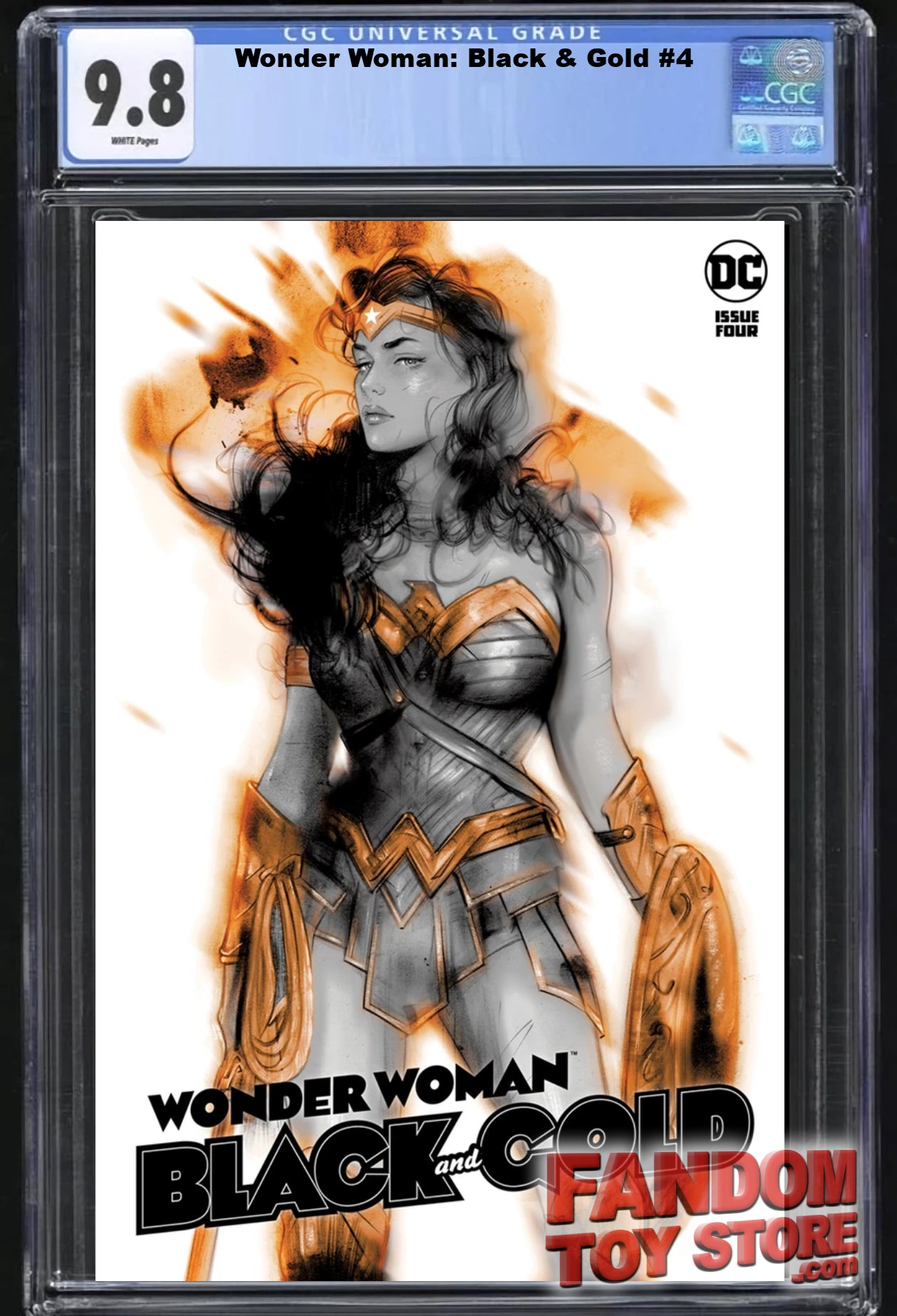 WONDER WOMAN: BLACK & GOLD #4 (TULA LOTAY VARIANT) ~ CGC Graded 9.8