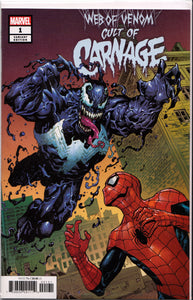 WEB OF VENOM: CULT OF CARNAGE #1 (VARIANT COVER) COMIC BOOK ~ Marvel Comics