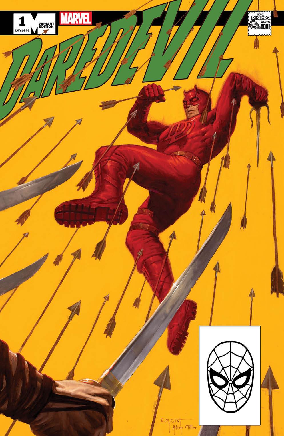 DAREDEVIL #1 (E.M. GIST EXCLUSIVE DD #189 HOMAGE VARIANT)(2022) COMIC BOOK