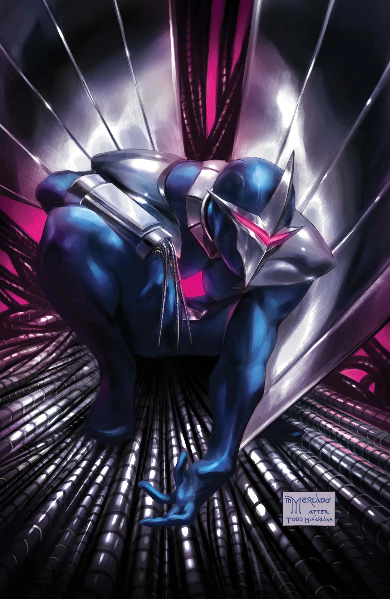 DARKHAWK #3 (MERCADO EXCLUSIVE SPIDER-MAN #1 TODD MCFARLANE HOMAGE VIRGIN VARIANT) ~ Marvel