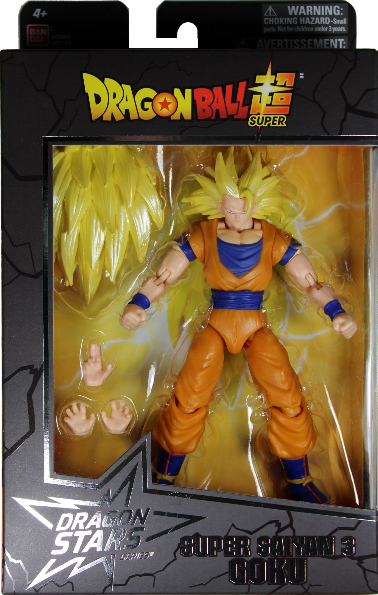 Dragon Stars Series 10 ~ SUPER SAIYAN 3 GOKU ACTION FIGURE ~ DBZ DBS