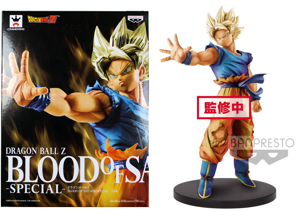 Dragonball Z ~ SUPER SAIYAN GOKU (GOLD HAIR SPECIAL) STATUE ~ Blood of Saiyans