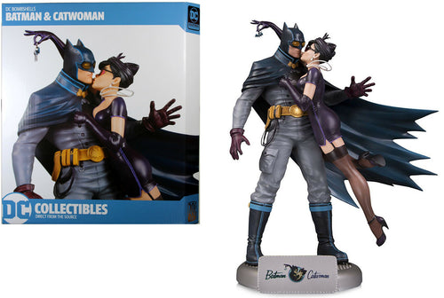 DC Collectibles ~ BATMAN & CATWOMAN DELUXE STATUE ~ DC Bombshells Series