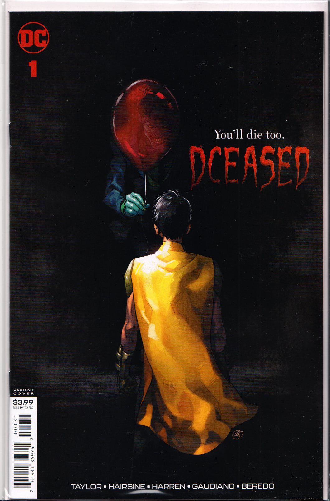 DCEASED #1 (HORROR VARIANT) COMIC BOOK ~ DC Comics