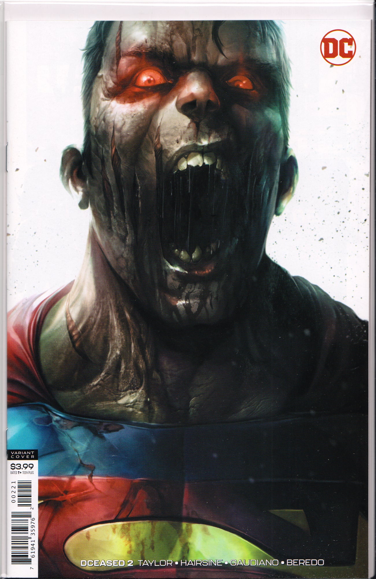 DCEASED #2 (FRANCESCO MATTINA VARIANT) COMIC BOOK ~ DC Comics