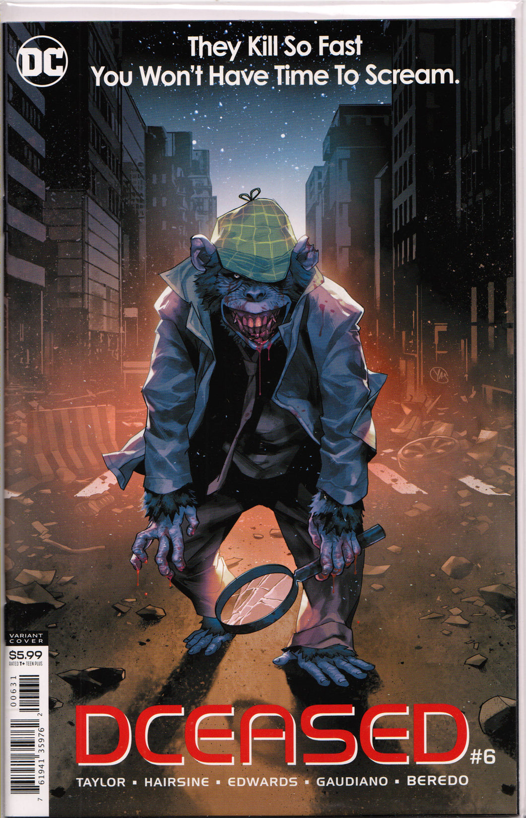 DCEASED #6 (HORROR VARIANT) COMIC BOOK ~ DC Comics