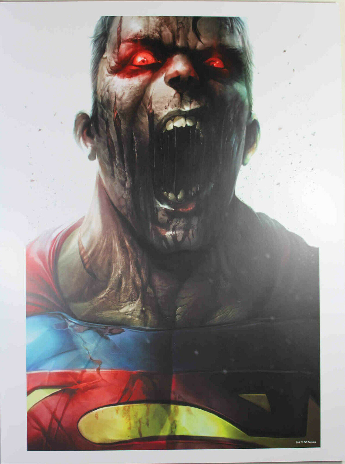 DCEASED #2 (SUPERMAN) ART PRINT by Francesco Mattina ~ 12" x 16"