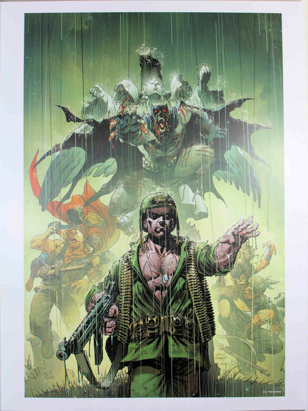 DCEASED #2 ART PRINT by Andy Kubert ~ 12" x 16" ~ DC Comics